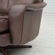 1970s, Danish swivel armchair with footstool by Madsen & Schubel.