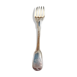 Solid silver fork hallmark Reymond Moureau before 1840