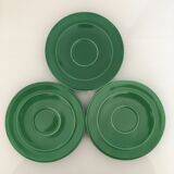 Set 3 green cups