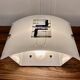 LARGE SCANDINAVIAN DESIGN GLASS WALL LIGHT.