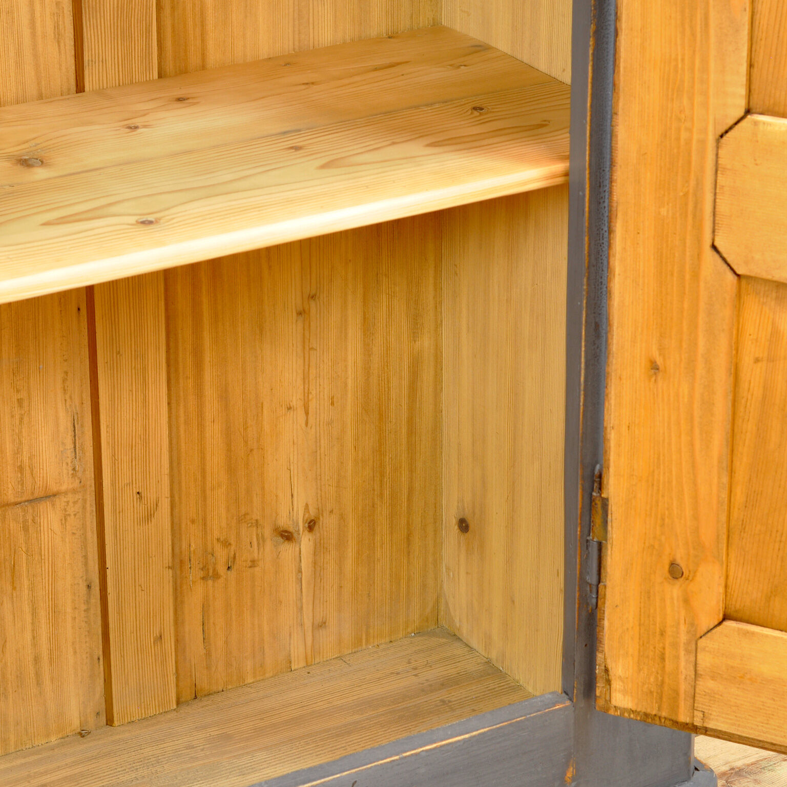 Solid Pine Kitchen Cupboard, 1920's