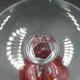 Set of 8 Roemer wine glasses in colored crystal Val Saint Lambert Mod "Saumur"