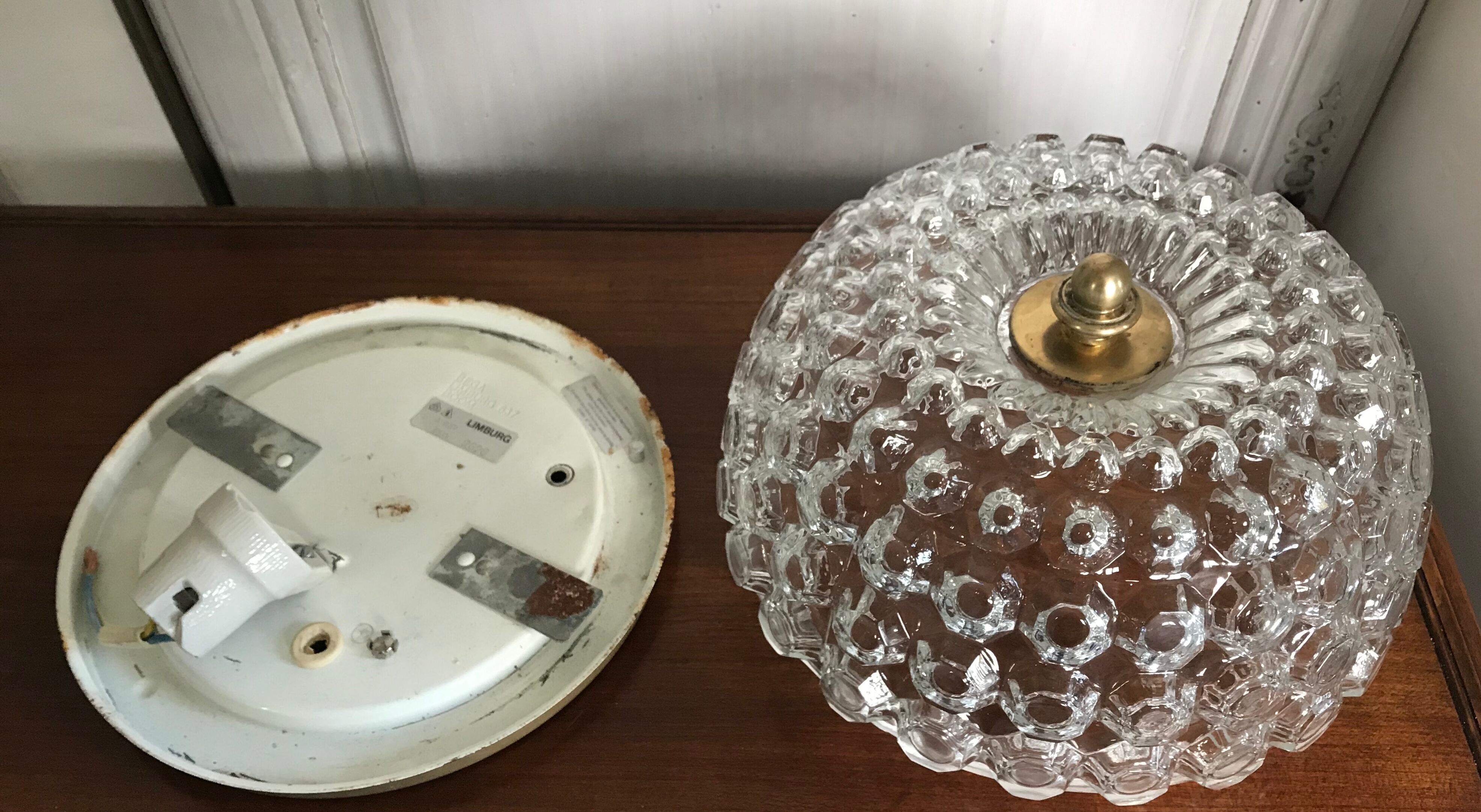 Limburg glass and brass ceiling