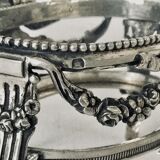 Pair of solid silver salt pans