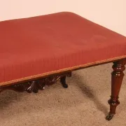 banquette en acajou du 19° siècle - Angleterre