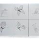 6 x Ceramic tile by Gio Ponti for Ceramica Bardelli