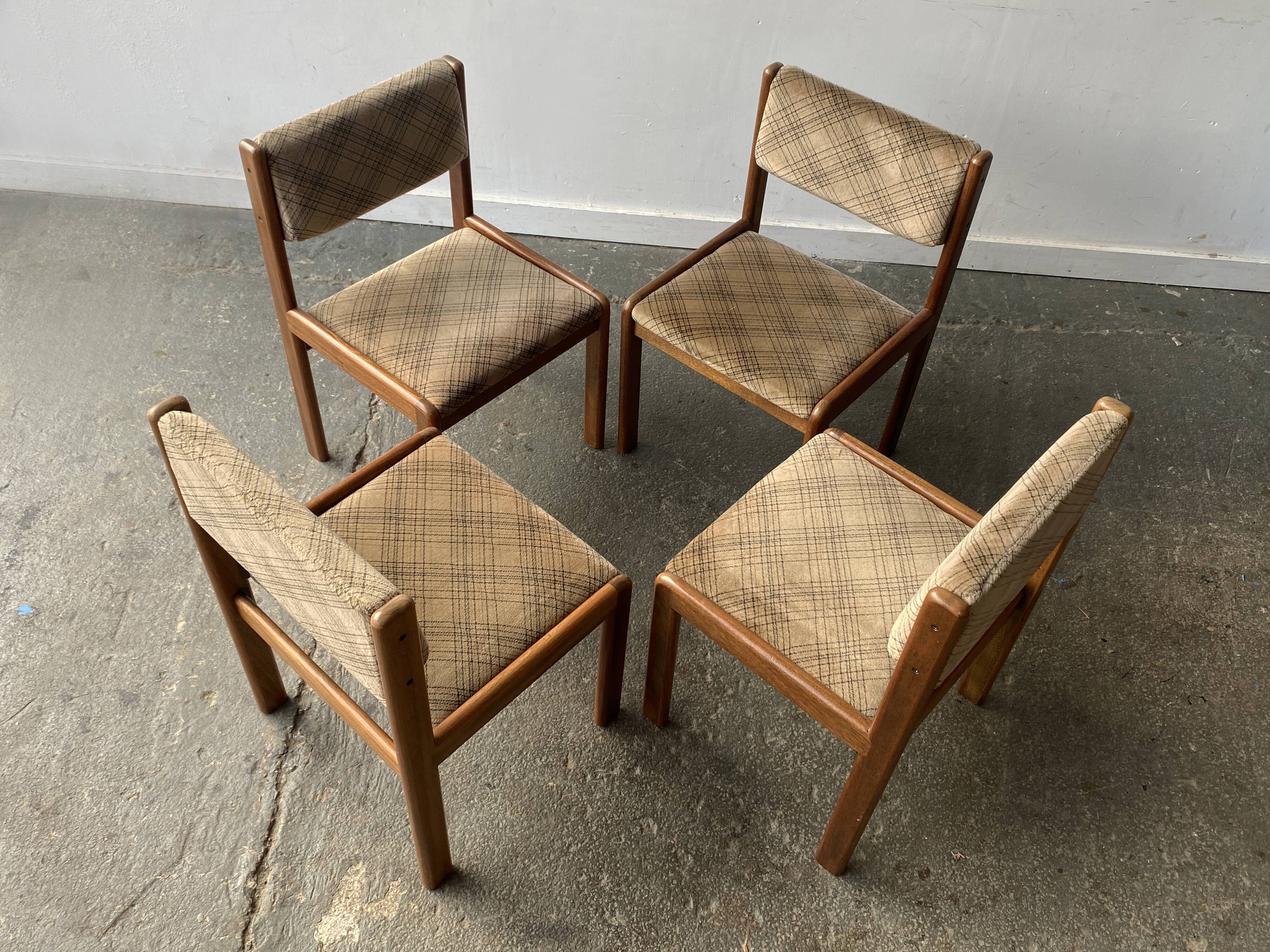 Set of 4 1960’s Mid-Century Dining Chairs by G Plan
