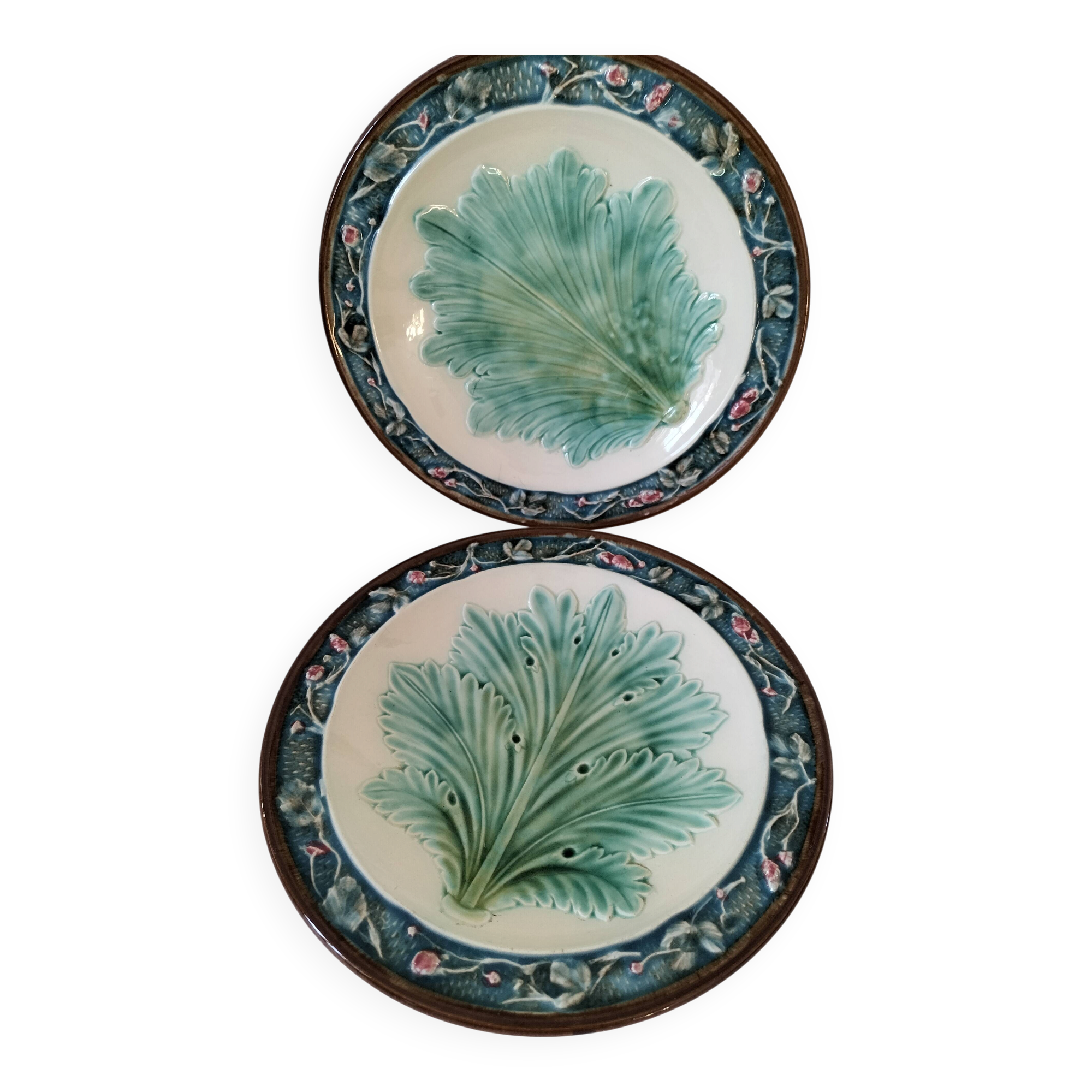 Two Longchamp earthenware plates.