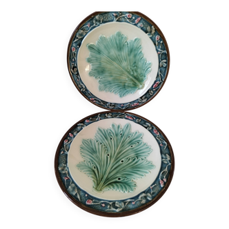 Two Longchamp earthenware plates.