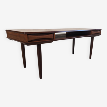 Table console moderniste en teck de Arne Vodder pour Dyrlund années 50/60