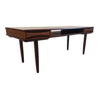Modernist teak console table by Arne Vodder for Dyrlund 50s/60s