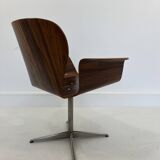 Mid-Century Plywood Focus Chair by A. Belokopytoff for Westnofa