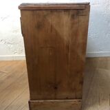 Wooden chest of drawers iron handles