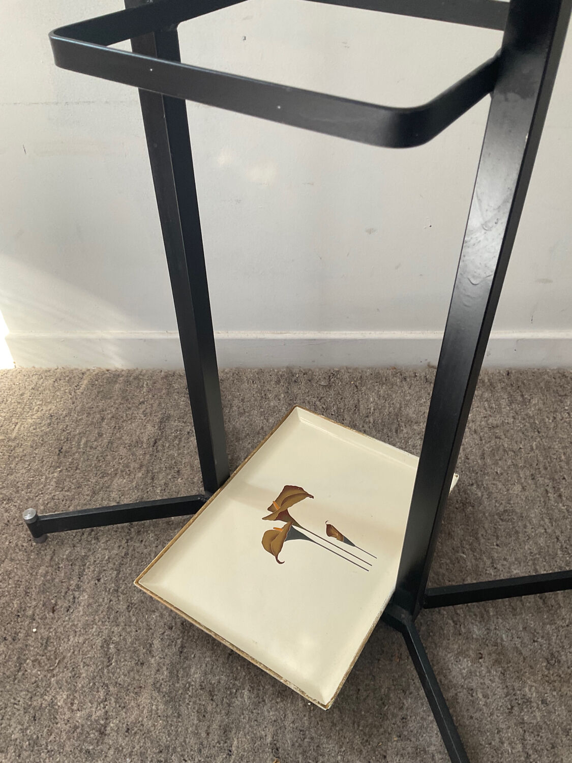 Vintage standing coat rack wardrobe from the 60s