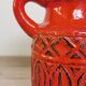Red Vase Scheurich Vintage