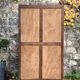 Parisian art deco cabinet in raw wood 1930
