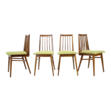 1960s Set of Four Dining Chairs, Czechoslovakia