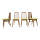 1960s Set of Four Dining Chairs, Czechoslovakia