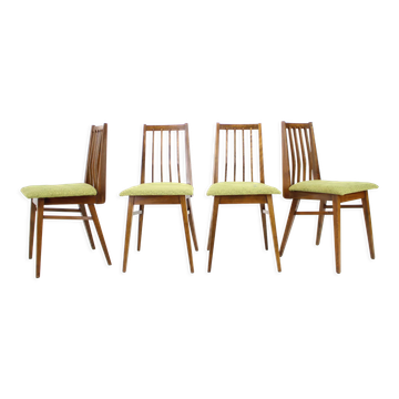 1960s Set of Four Dining Chairs, Czechoslovakia