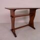 Brutalist oak sidetable  writing table