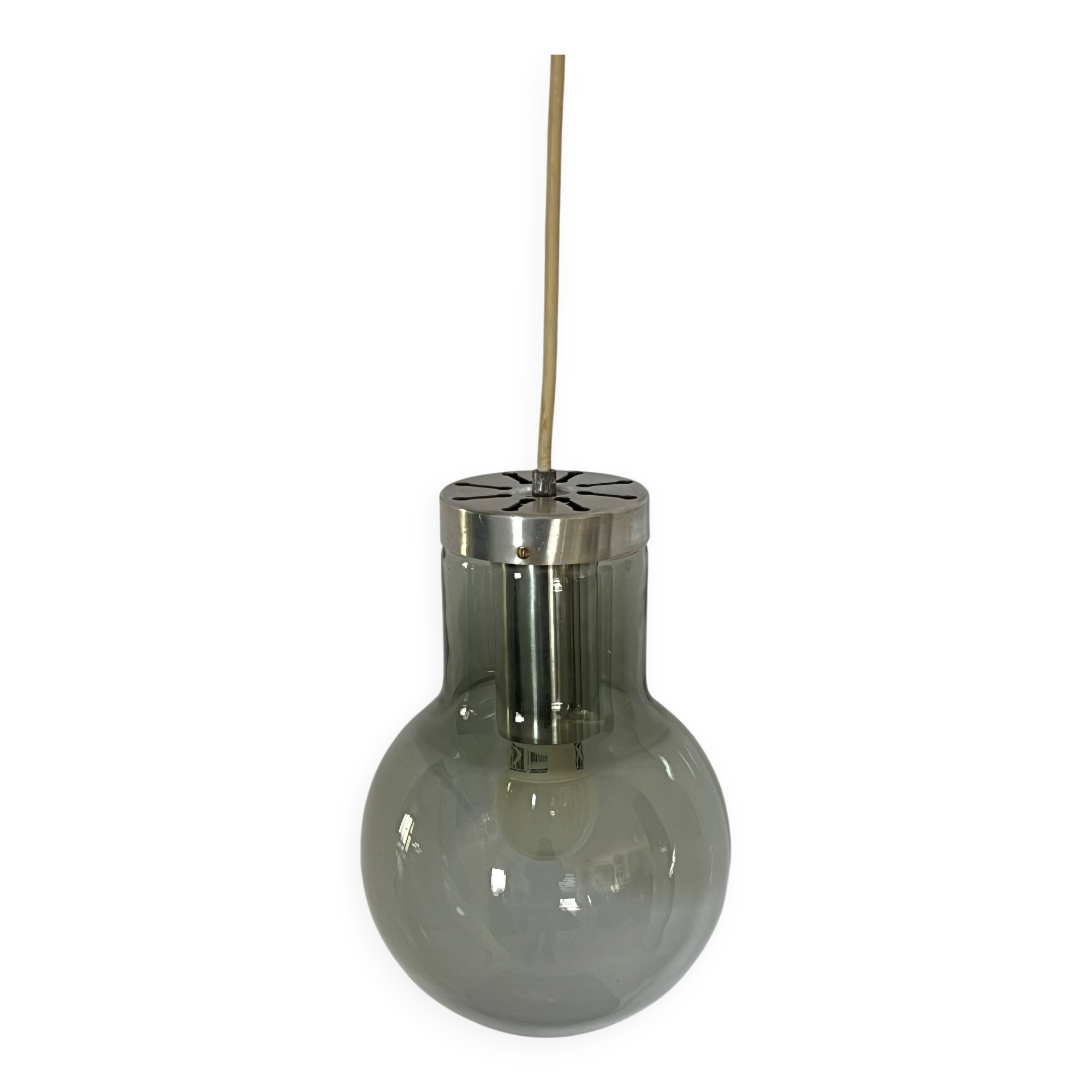 Small Maxi Bulb pendant light by F. Ligtelijn for Raak, Netherlands 60's