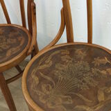 Lot de chaises bistrot Baumann