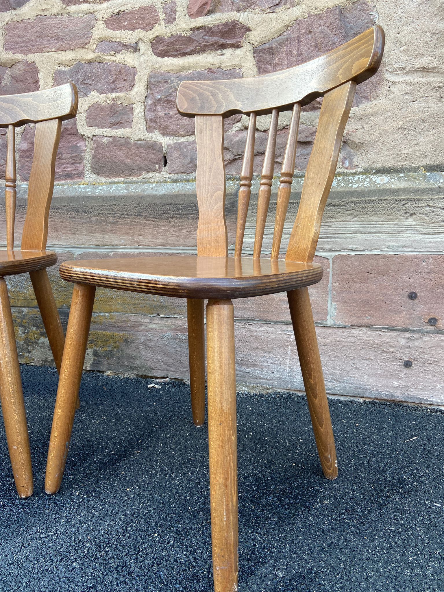 Paire de chaises vintage 1970s