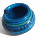 Bitossi Large Ashtray by Aldo Londi, Rimini Blu Ceramic, Italy, 1960s
