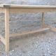 Table de ferme bois brut