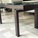 Design dining table - MIO Edition - extendable glass & wood