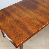 Scandinavian extendable rosewood dining table, 1960s
