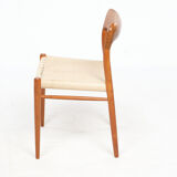 Set of four chairs, Niels Otto Moller, model 75