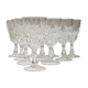 Set de 10 verre à pied vin blanc cristal d'arques Pompadour