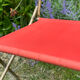 Vintage orange folding camping chair