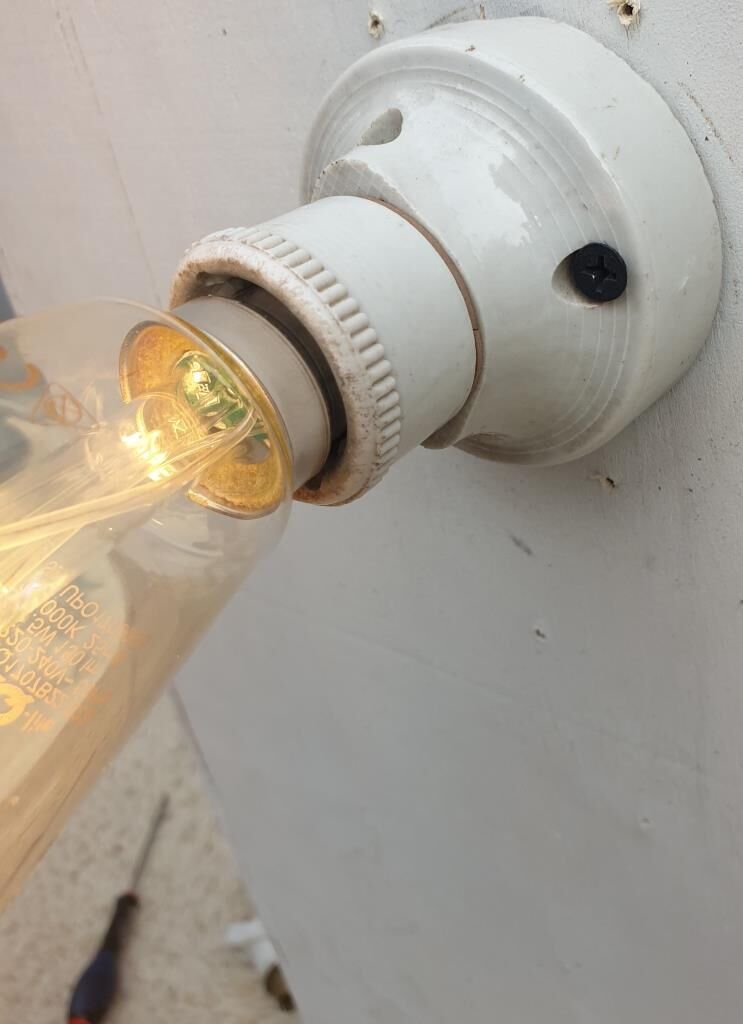 Art deco porcelain ceiling lamp