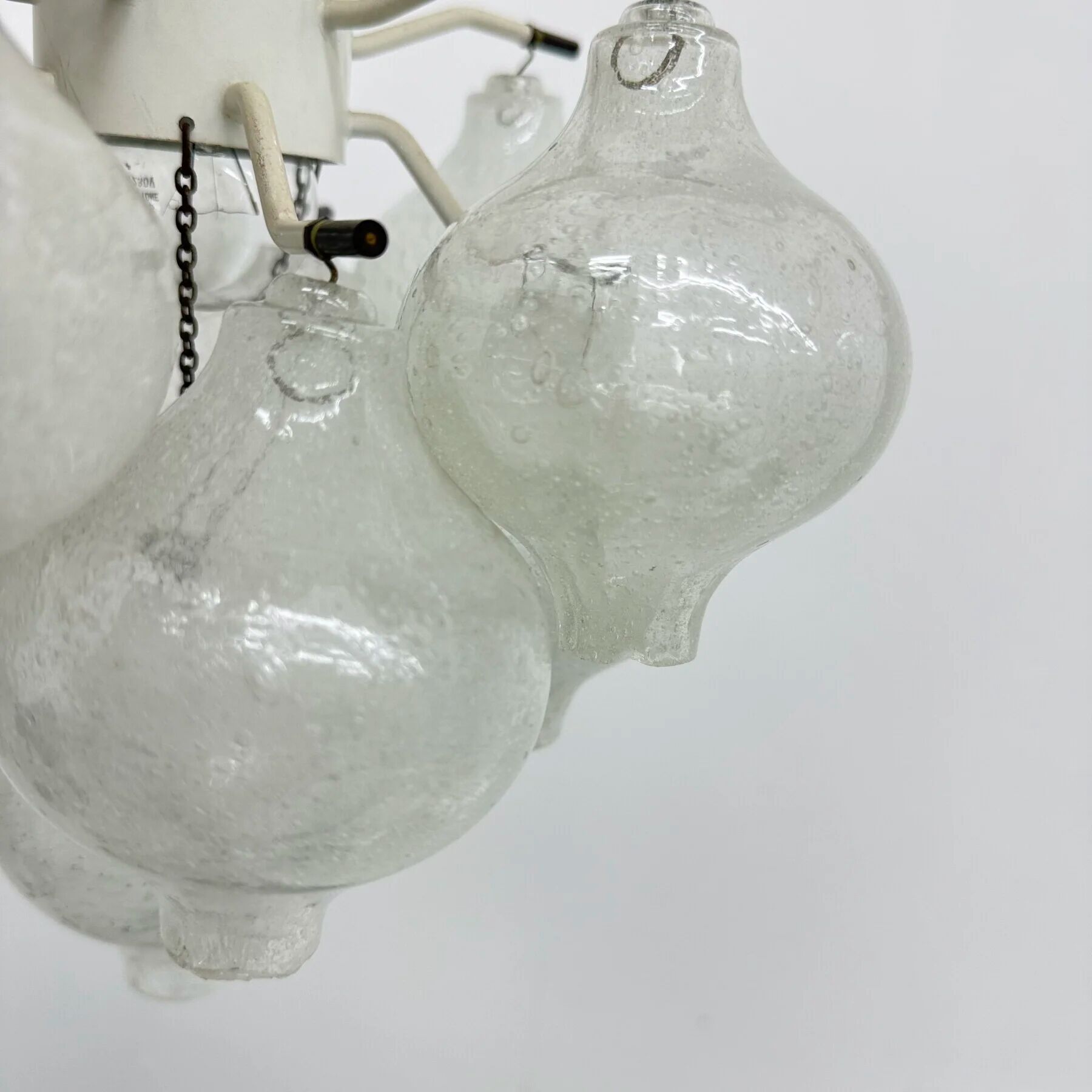 Mid-century Tulipan glass flushmount by Kalmar, Austria, 1960s