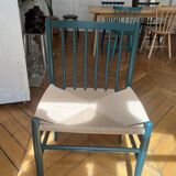 Chaise en bois, FDB Mobler J80 forest green