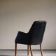 Danish Modern Armchair by Nanna Ditzel in oak and patinated leather, 1950s