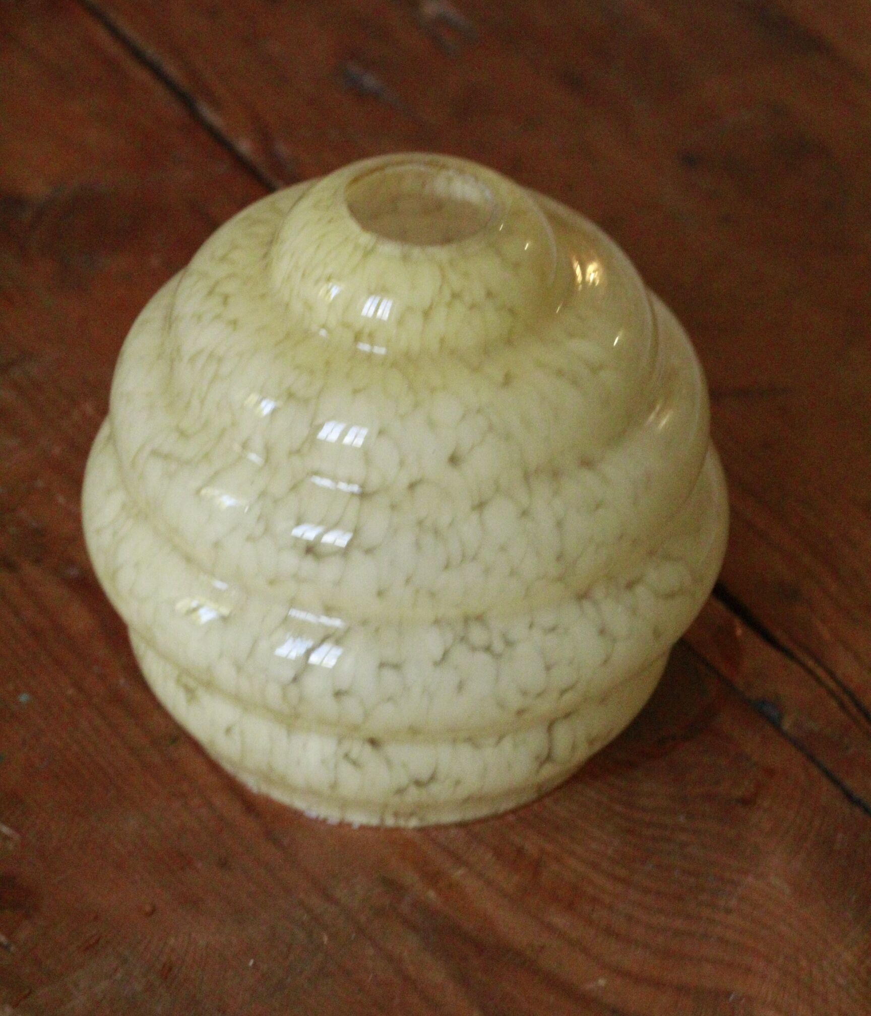 Old clichy speckled glass globe