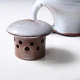 Sandstone milk pitcher by Jeanne and Norbert Pierlot, 60s