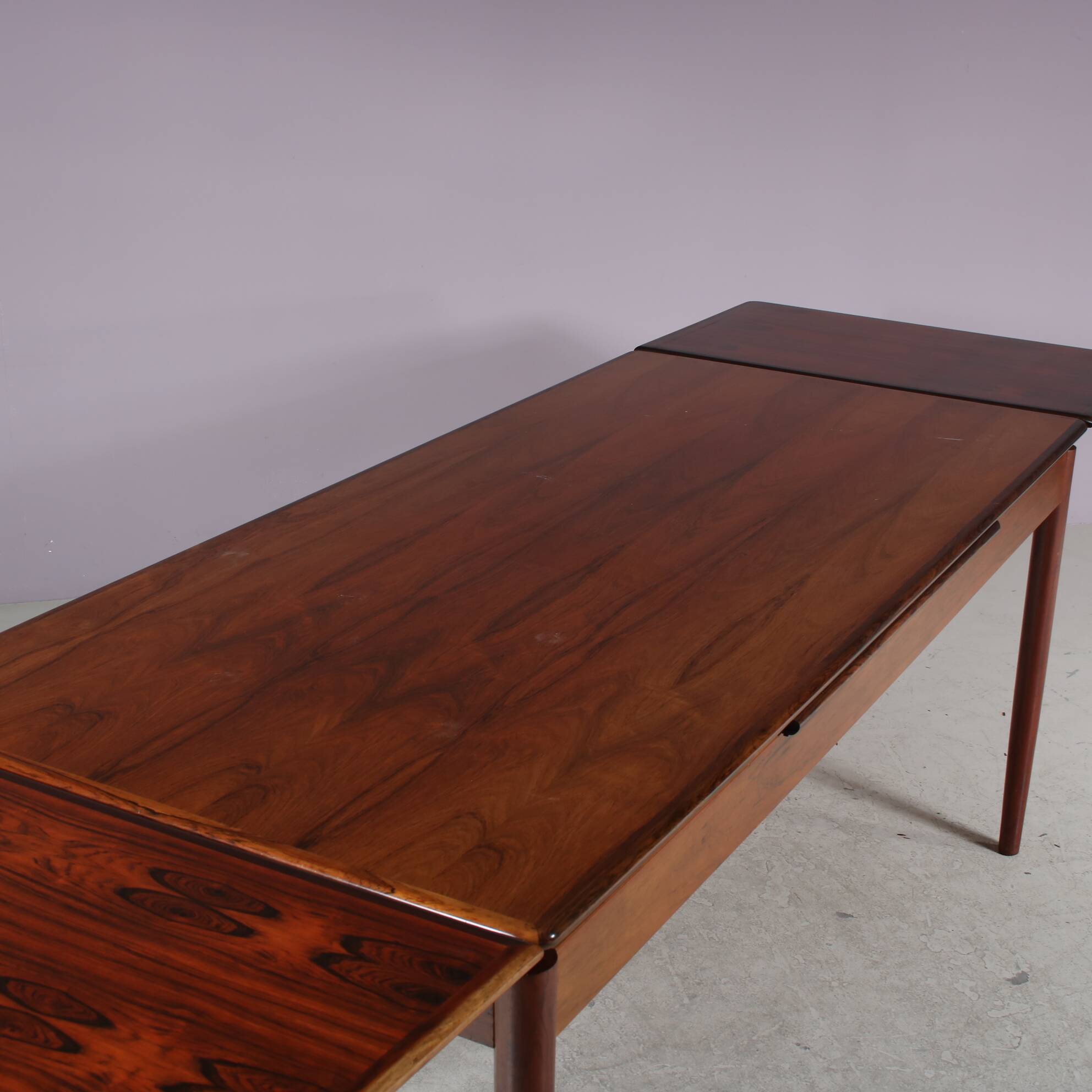1960s Rosewooden dining table by Topform, Netherlands