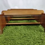 Bibliothèque porte livre vintage en chêne