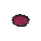 Leaf-shaped catchall Vallauris signed Helene Ugo