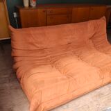 Togo sofa, alcantara, Michel Ducaroy