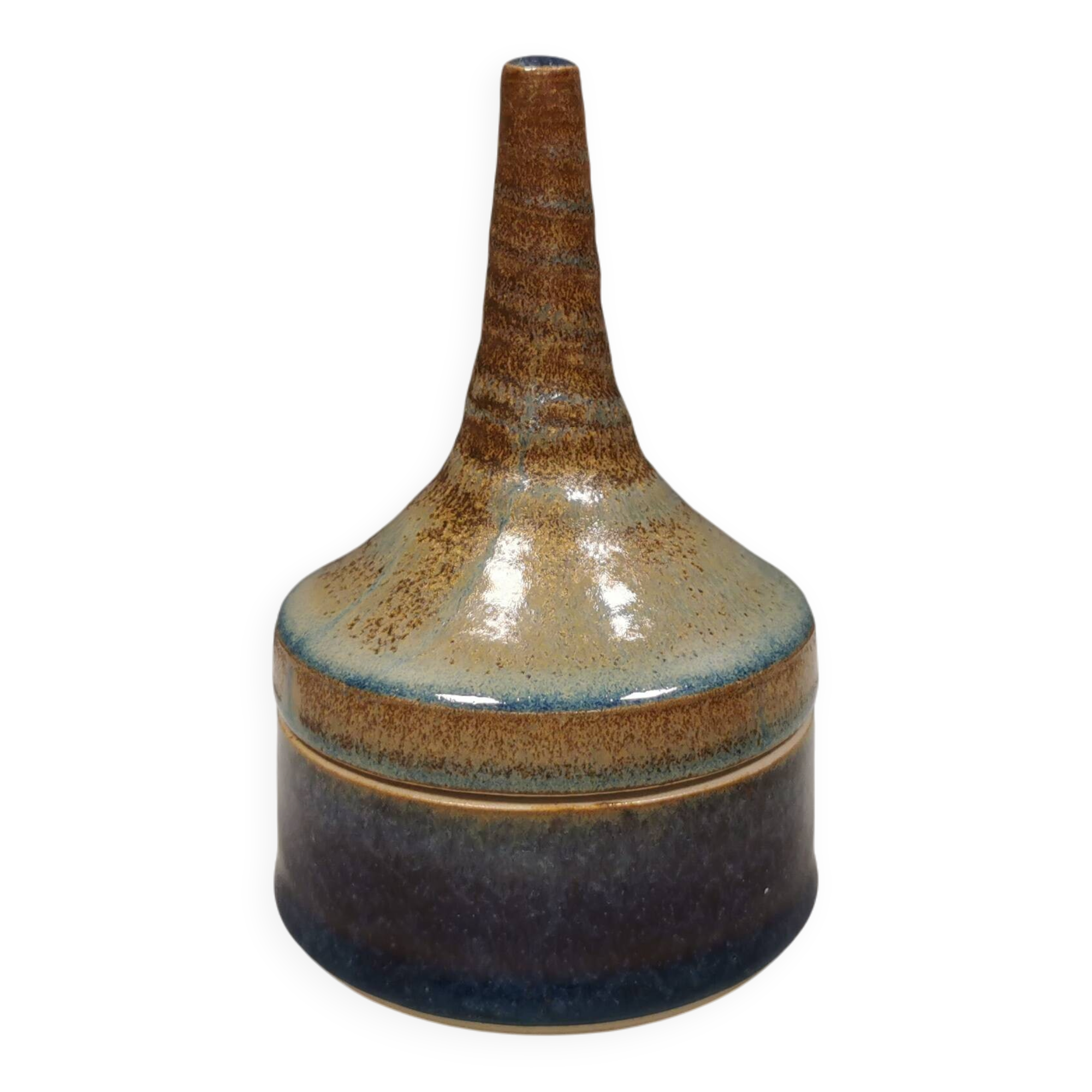 An incredibly beautiful lidded jar from Hampen Keramik, Denmark 1990s