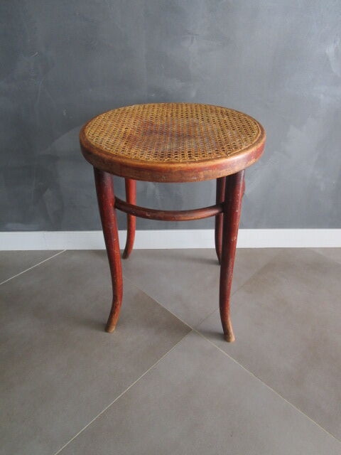 Antique canned tuna stool