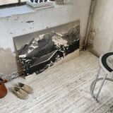 Photo on wood chalet 60s