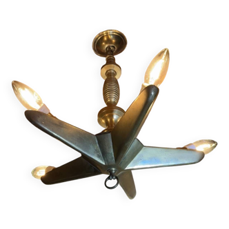 Mid 20th century star chandelier