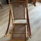 Wooden cane lounge chair