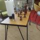 Table des années 50 pieds épingle